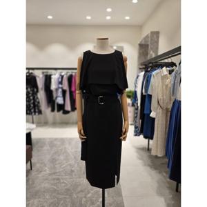 모조 어깨트임 벨티드 원피스 (J252XSE005)