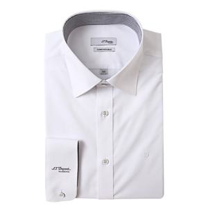 [에스티듀퐁(셔츠)]스트레치 긴팔 남방 슬림핏 와이셔츠  SE5FM22LS927SWH