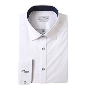 [에스티듀퐁(셔츠)]스트레치 긴팔 남방 슬림핏 와이셔츠  SE5FM22LS925SWH