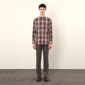 [인디안][광복점]중년 남성 빅체크 셔츠 MITNL4F821129GL