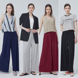 25SS 최신상 제이코닉 썸머 시그니처 플리츠 팬츠 3종 JC252F0019PT