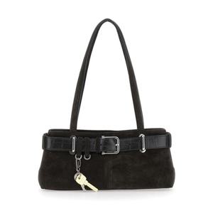 오소이 숄더백 25FB05009280SUEDEMOCHACOMBI Brown