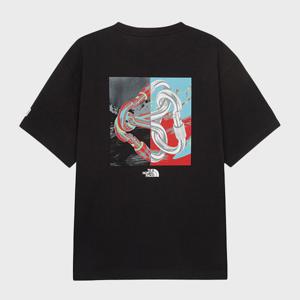 [노스페이스] (NFM_NT7UR70A_BLK_) 남성 카라비너 반팔 티셔츠 NT7UR70A_BLK