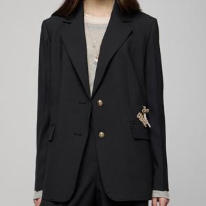 [듀엘]원버튼 루즈핏 테일러드 자켓 D251MSF206