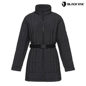 블랙야크 여성 무봉제 중기장 경량패딩 루클라 벨트 튜브 다운자켓 1BYPAWU517