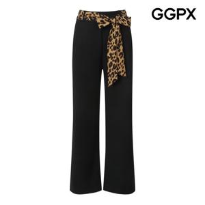 [지지피엑스]레오파드 허리끈 밴딩 슬랙스 GP9PT005B