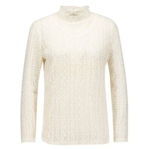 [벨리시앙]반하이넥 레이스 쉬폰 블라우스 BL4132