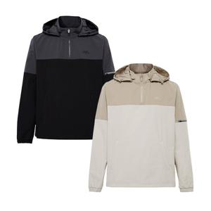 [와이드앵글] 남성 CO 컬러블록 쿼터집업 후드 아노락 M_WMU25152