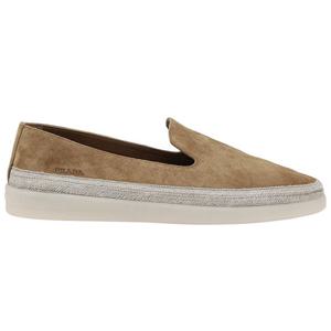 26 SS 프라다 브라운 라운드토 카프 슬립온 로퍼 2DG157FG000054