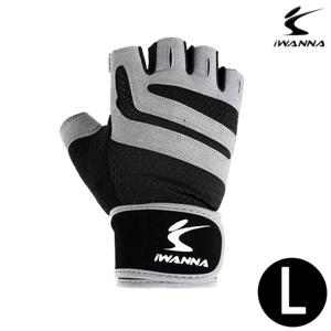 트레이닝 글러브 2중 밴드 (그레이) (L)