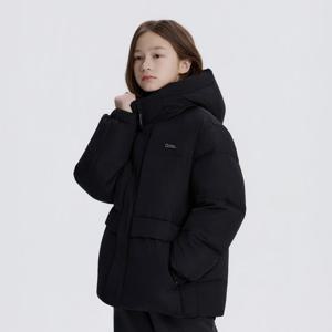 [내셔널지오그래픽키즈]K254UDW930 카이만 숏 덕 다운 점퍼 CARBON BLACK