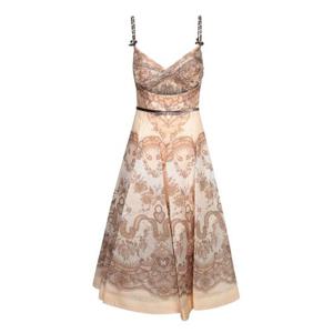 짐머만 미디 원피스 2177DR251 PEALACPR Beige