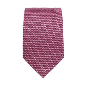 [에스티듀퐁(셔츠)]실크 기하학 패턴 큐빅 넥타이 (TE5FM61KA008TPP)