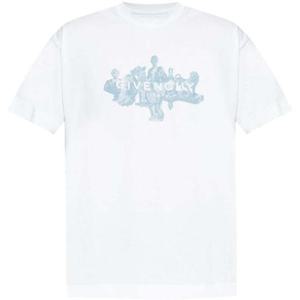 지방시 반팔 티셔츠 BM71MG3YPL WHITE