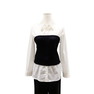 [비지트인뉴욕]니트 뷔스티에 블라우스 VB9LS16