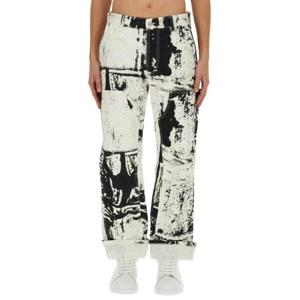 알렉산더 맥퀸 데님 팬츠 781778 QYAAZ9080 WHITE