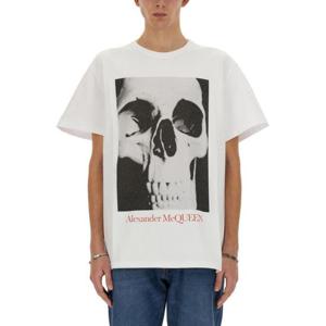 알렉산더 맥퀸 반팔 티셔츠 781993 QTAA60909 WHITE