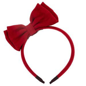 [빈]스웨이드 리본 헤어밴드BZ62AX01RD