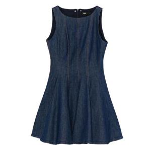 마쥬 민소매 데님 미니 드레스 MFPRO04382