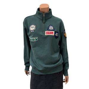 [지프] 와펜 장식 반넥 맨투맨(JQ4TSU825)