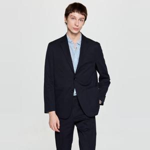 헤지스  25FW  남성 면 혼방 셋업 자켓 HZJA5C235BK