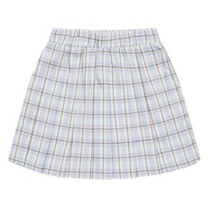 [소이]MARIO여아 밴딩 체크 패턴 플리츠 스커트 23S5853_BL