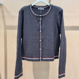 Destijl HC34 부드럽고신축성좋은 잔꽈배기 크롭짧은 니트가디건 D2533cd09