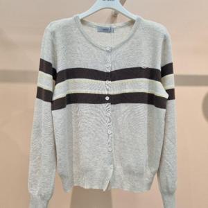 Destijl HC34 신축성좋은 단가라 라운드 얇은 울 니트가디건 D2533cd05