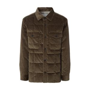 헤지스  25FW  남성 코듀로이 구스다운 패딩 셔츠 점퍼 HZJU5D688W2