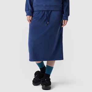 [르꼬끄공식] 여성 루즈핏 벨듀로이 미디기장 스커트 QQ422OSKO3