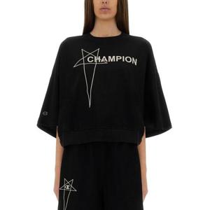 릭오웬스 x 챔피온 반팔 티셔츠 CW01E1677 CHJG09 BLACK