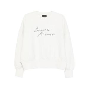 엠포리오 아르마니 후드 티셔츠 EW001354 AF10002U1144 Ivory