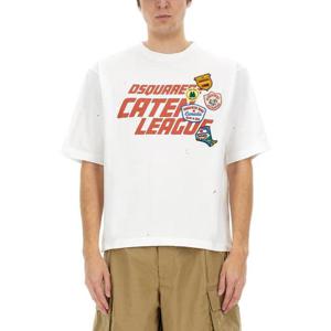 디스퀘어드2 반팔 티셔츠 S74GD1383 S24583100 WHITE