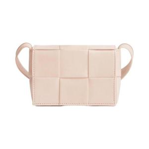 보테가 베네타 미니 레더 카세트백 멜론 워시드 667048VCQ726706