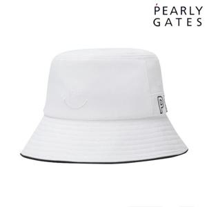 파리게이츠 (521E3CP004) 여성 스마일 패턴 배색 로고 버킷햇