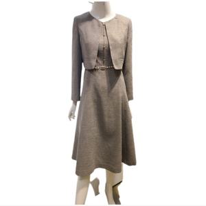 [숲]자켓 투인원 진주장식 벨티드 원피스(SB9OPM0)