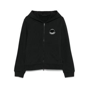 몽클레어 로고 패치 후디 집업 8G00023 89AZU 998 DOM