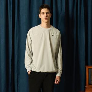 [르꼬끄공식] 유니 루즈핏 니트형 안감 우븐탑 QQ413EWTO1