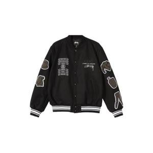 스투시 x CDG 바시티 자켓 115551