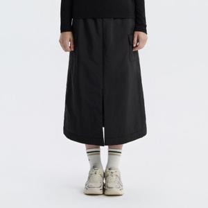 내셔널지오그래픽N254WSK911 여성 포울리 논퀼팅 롱 스커트 BLACK