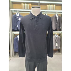 [지오지아][지오지아] 울 혼방 소프트터치 티에리 니트 ABE4ET11