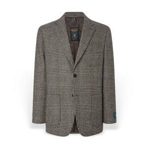 남성 트위드 헤링본 울 자켓 HZJA5D406I3