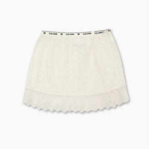 [베네통키즈]25FW-주니어 레이스 레이어드 스커트/QASK15561