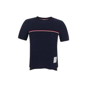 톰브라운 트리밍 립 코튼 반팔티  FJS143A-J0066-415