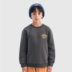 [아웃도어프로덕츠 키즈]백로고 그래픽 기모 맨투맨 (차콜) OD244IMM14_CHC