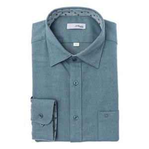 [듀퐁셔츠] 남성 일반핏 솔리드 긴팔 기모 와이셔츠(SE5FM11LS221SBU)