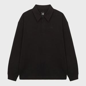 [노스페이스] (NFM_NT7QR68A_BLK_) 남성 오르사 긴팔 폴로 NT7QR68A_BLK