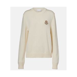 몽클레어 로고 버진 울 스웨터 P01101165