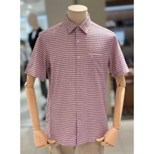 [닥스(셔츠)][메세지카드+사은품]시어서커 미니체크 남방 DMS3SHCS110-R1