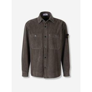 스톤 아일랜드 오가닉 코튼 코듀로이 오버셔츠 K2S15 1200012 S0